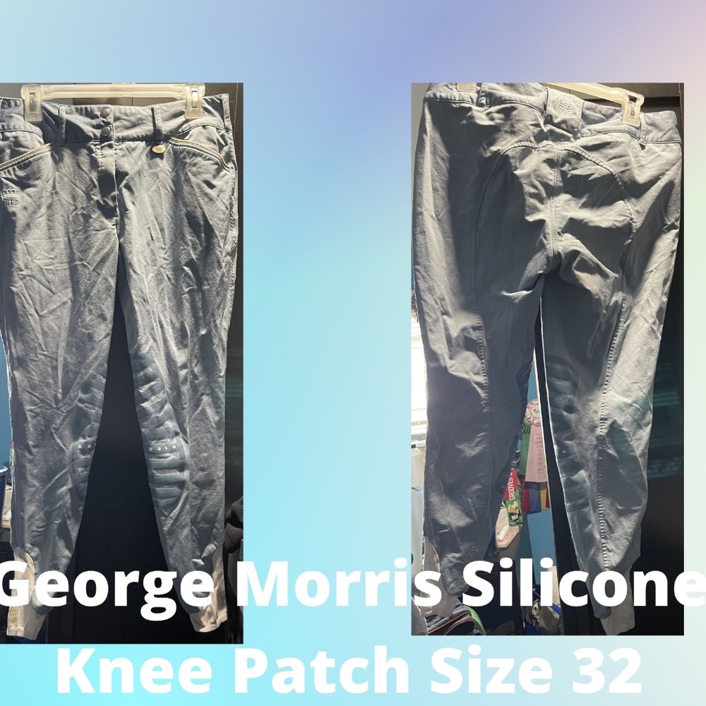George H Morris Silicone Knee Patch Breeches